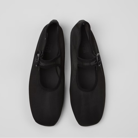 Camper Casi Myra Mesh Ballet Flats in Black Size 38 EU 7.5 US - Picture 5 of 5